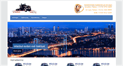 Desktop Screenshot of istanbulnakliye.net